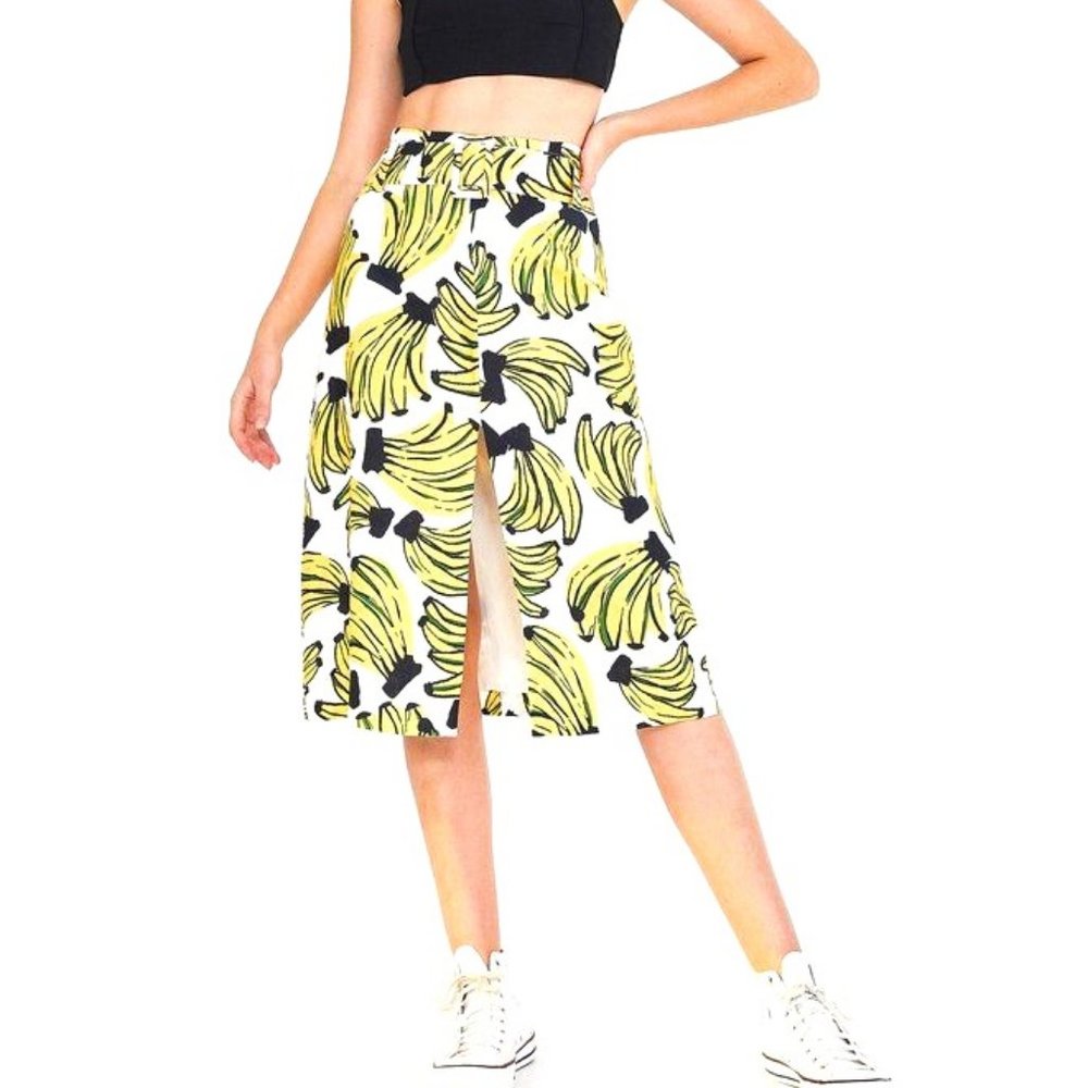 FARM Rio Bossa Banana Pencil Skirt